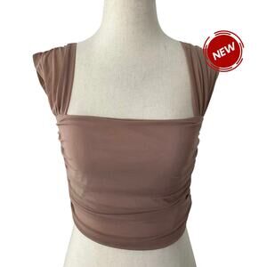 Shein San Dune Crop Top Pap 21 Raccolta Carta Women Top Size 6 NWT | 6-9